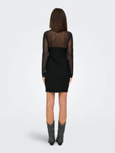 Load image into Gallery viewer, ONLBECKIDRES BLACK BODYCONDRED DRESS
