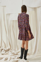 Load image into Gallery viewer, PANORAMA PRINTED MINI DRESS VISCOSE
