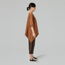 Load image into Gallery viewer, 223727 3/4 SLEEVE  BLOUSE ASYMMETRICAL

