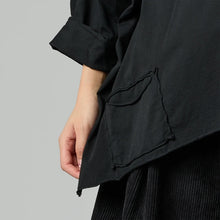 Load image into Gallery viewer, 221445 OVERSIZE BLOUSE WITH POCKET
