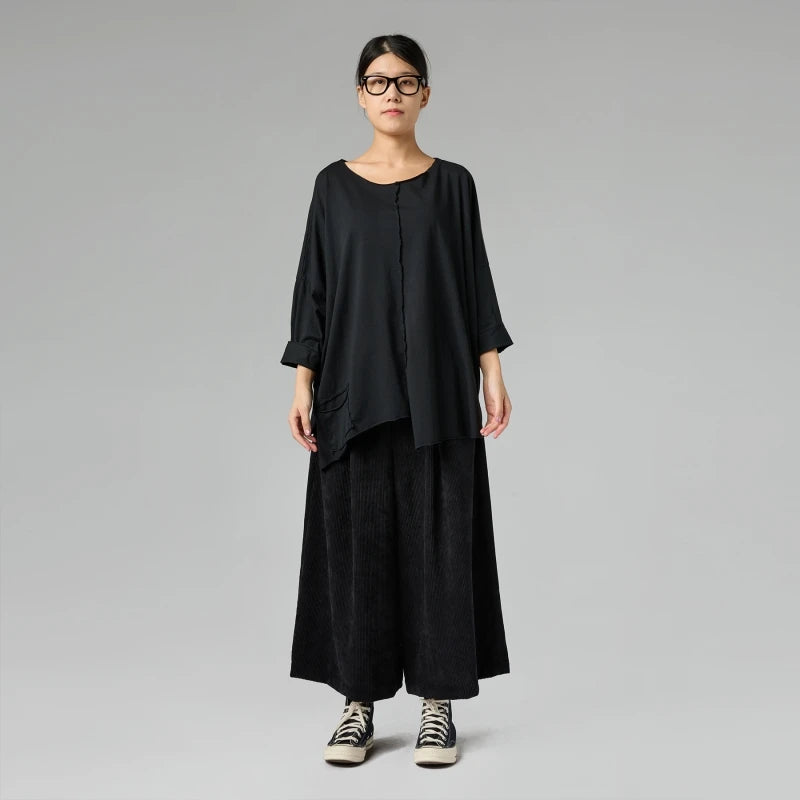 221445 OVERSIZE BLOUSE WITH POCKET