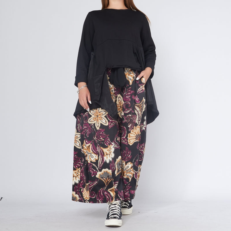 225228 ASYMMETRIC COTTON BLOUSE